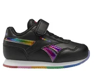 Buty dla dziewczynek - Buty dziecięce Reebok GX3839 ROYAL CL Czarne - miniaturka - grafika 1