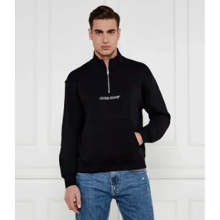 Guess Jeans Bluza HALF ZIP Regular Fit - Bluzy męskie - miniaturka - grafika 1