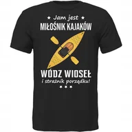 Koszulki męskie - KOSZULKA JAM JEST KAJAK WÓDZ PREZENT MIŁOŚNIK - miniaturka - grafika 1