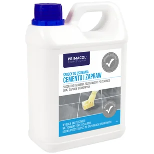 Środek do usuwania cementu i zapraw 1 l Primacol Professional - Inne artykuły czyszczące - miniaturka - grafika 1