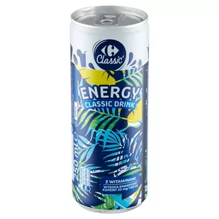 Carrefour Classic Napój energetyzujący gazowany 250 ml - Napoje energetyczne i izotoniczne - miniaturka - grafika 1