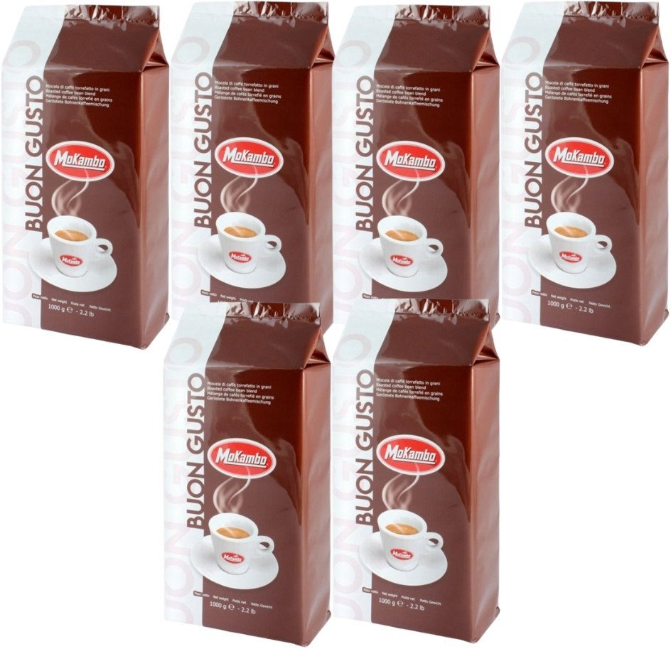 Kawa włoska ziarnista Mokambo Buon Gusto - 6kg