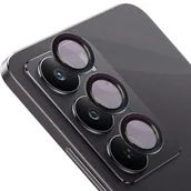 Pozostałe akcesoria do telefonów - Bizon Szkło na aparat Glass Snap Lens do Realme C75, 1 zestaw, czarna ramka - miniaturka - grafika 1