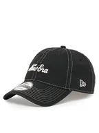 Czapki męskie - New Era Czapka z daszkiem Contrast Stitch 9TWENTY 60595289 Czarny - miniaturka - grafika 1