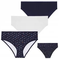 Majtki damskie - 3 x Figi bawełniane 95% damskie majtki Moraj gładkie klasyczne bikini r. XL - miniaturka - grafika 1
