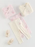 Spodenki dla niemowląt - Reserved - Legginsy Kubuś Puchatek 2 pack - pastelowy róż - miniaturka - grafika 1