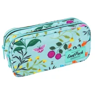 Piórniki - Piórnik szkolny dwukomorowy saszetka Coolpack PRIMO CHERRY TREE - miniaturka - grafika 1