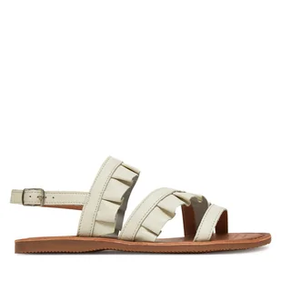 Sandały Geox J Eolie J55BSB 85 C1000 S Biały - Buty dla dziewczynek - miniaturka - grafika 1