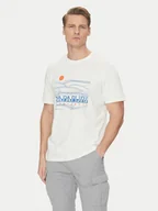 Koszulki męskie - Napapijri T-Shirt S-Buti NP0A4INM Biały Regular Fit - miniaturka - grafika 1