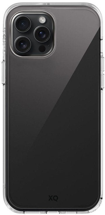 XQISIT NP Antishock Case Anti Bac, RECYCLED for iPhone 15 Pro Max clear standard