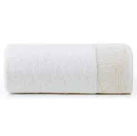 Ręczniki - Eurofirany Euro Firany Ręcznik Kąpielowy Metalic Krem 50x90 1217315 - miniaturka - grafika 1
