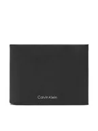 Portfele - Calvin Klein Portfel męski Ck Must Comp Trifold W Coin & Ca LV04D1045G Czarny - miniaturka - grafika 1