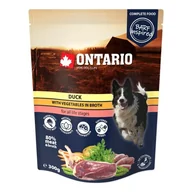 Mokra karma dla psów - ONTARIO Saszetka Kaczka z warzywami w bulionie 300g (214-3373) - miniaturka - grafika 1