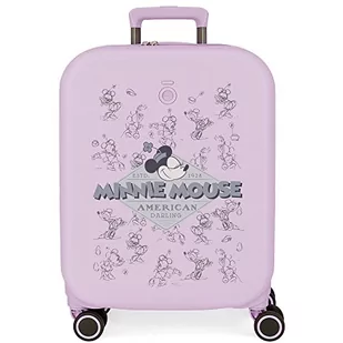Disney Minnie Happiness Walizka kabiny Fioletowy 40x55x20 cms Twarde ABS Zamknięcie TSA Wbudowany 37L 2,74 kg 4 koła Podwójne bagaż ręczny, Fioletowy, Maleta de cabina, Walizka kabinowa - Walizki - miniaturka - grafika 1