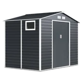 Altany ogrodowe - Domek Na Narzędzia Montreal 9X6 Cold Grey - miniaturka - grafika 1