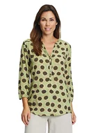 Bluzki damskie - Cartoon Damska bluzka 886/7238, zielona/czarna, 38 (DE) - miniaturka - grafika 1