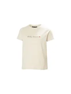 Koszulki i topy damskie - Koszulka HELLY HANSEN W CORE GRAPHIC T-SHI beżowy XS - miniaturka - grafika 1