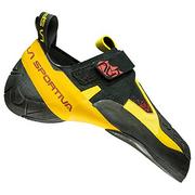 Buty sportowe męskie - La Sportiva Skwama But wspinaczkowy, black/yellow EU 37,5 2021 Buty wspinaczkowe wsuwane 10SBY-37 - miniaturka - grafika 1