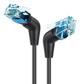 Kable miedziane - Techly ICOC UF6A-TPE36-005B kabel sieciowy Czarny 0,5 m Cat6a U/FTP (STP) ICOC UF6A-TPE36-005B - miniaturka - grafika 1