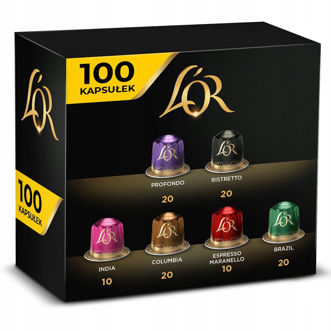 Kapsułki L'or do Nespresso(r)* zestaw 100 szt. mix 90+10 Gratis!