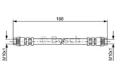 Przewody hamulcowe - Bosch Przewód hamulcowy giętki BOSCH 1987476917 1987476917 - miniaturka - grafika 1