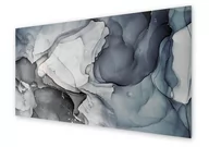 Dekoracje domu - Panel kuchenny HOMEPRINT Płynny szary akryl 100x50 cm - miniaturka - grafika 1