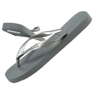 Japonki Havaianas W Steelgrey srebrny - Klapki i japonki damskie - miniaturka - grafika 1