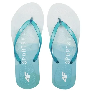 Japonki 4F W H4L21-KLD003 48S niebieskie zielone - Klapki i japonki damskie - miniaturka - grafika 1