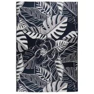 Dywany zewnętrzne - MULTI-DECOR  Jungle Kwiat biało-czarny 120 x 170 cm - miniaturka - grafika 1