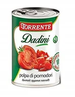 Koncentraty warzywne, przeciery - Torrente Dadini Polpa 400g pulpa z pomidorów koktajlowych włoskich - miniaturka - grafika 1