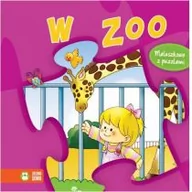 Baśnie, bajki, legendy - Zielona Sowa praca zbiorowa W zoo. Maluszkowo z puzzlami - miniaturka - grafika 1