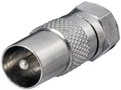 Akcesoria TV-SAT - LAMEX Przejście wtyk F wtyk antenowy LX0076 LX0075 - miniaturka - grafika 1