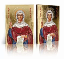 Ikona religijna Święta Monika - Ikony i obrazy sakralne - miniaturka - grafika 1