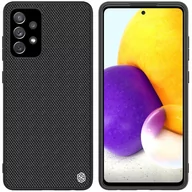 Etui i futerały do telefonów - Nillkin Textured Case wytrzymałe wzmocnione etui z żelową ramką i nylonem na tyle Samsung Galaxy A72 4G czarny - miniaturka - grafika 1