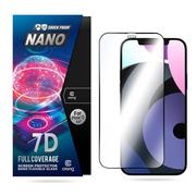 Szkła hartowane na telefon - Crong 7D Nano Flexible Glass - Niepękające szkło hybrydowe 9H na cały ekran iPhone 12 Mini - miniaturka - grafika 1