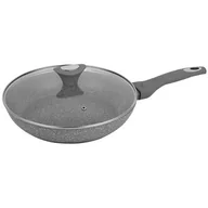Patelnie - Klausberg Patelnia Granitowa Klausberg KB-7317 26 cm z pokrywką KB-7317 - miniaturka - grafika 1
