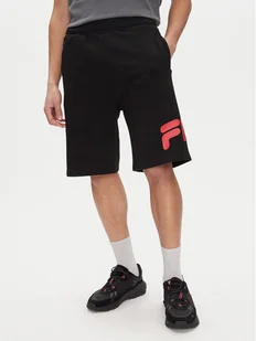 Fila Szorty sportowe Lezinnes FAM0870 Czarny Regular Fit - Spodenki męskie - miniaturka - grafika 1