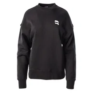 Bluzy damskie - Damska Bluza KARL LAGERFELD IKONIK 2.0 RELAXED FIT SWEAT 230W1822-999 – Czarny - miniaturka - grafika 1