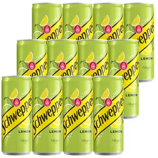 Schweppes Lemon Napój gazowany 330 ml x 12 sztuk - Napoje gazowane - miniaturka - grafika 1