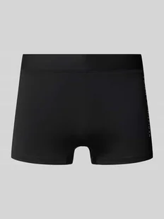 Spodenki kąpielowe o kroju super skinny fit z nadrukiem z logo - Kąpielówki męskie - miniaturka - grafika 1