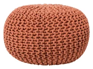 Pufy i podnóżki - Beliani Puf miedziany 40 x 25 cm CONRAD - miniaturka - grafika 1