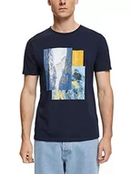 Koszulki męskie - ESPRIT T-shirt męski, 400/granatowy., S - miniaturka - grafika 1