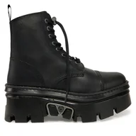 Glany damskie - Glany NEW ROCK M-WALL083CCT-S11 Czarny - miniaturka - grafika 1