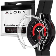 Akcesoria do smartwatchy - Etui ochronne nakładka PC Case Alogy do Samsung Galaxy Watch 5 Pro 45mm Clear - miniaturka - grafika 1