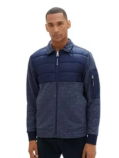 TOM TAILOR Bluza męska, 19024 - Sky Captain Blue White Melange, XL - Bluzy męskie - miniaturka - grafika 1