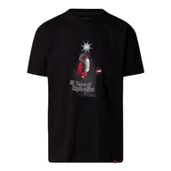 Koszulki męskie - Koszulka The North Face Heavyweight 0A84GSOBQ1 - czarna - miniaturka - grafika 1