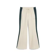 Spodnie damskie - Damskie Spodnie PUMA T7 FLARED PANTS 63213887 – Beżowy - miniaturka - grafika 1
