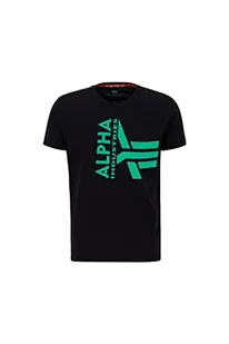 ALPHA Half Logo Foam T Casual szorty, czarny/zielony, L, Czarny/zielony, L - Spodenki damskie - miniaturka - grafika 1