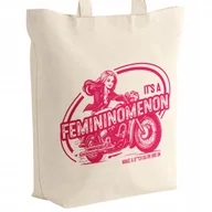 Torby i wózki na zakupy - Torba bawełniana z dnem na zakupy 42x38 Chappell Roan Femininomenon - miniaturka - grafika 1