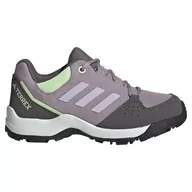 Buty dla chłopców - adidas Terrex Hyperhiker Low K buty do biegania dla dzieci unisex, Średni szary wrzosowy biały, 2.5 UK Child - miniaturka - grafika 1